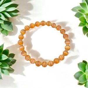 Armband med Orange cateye