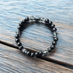 Herr Armband i glaspärlor